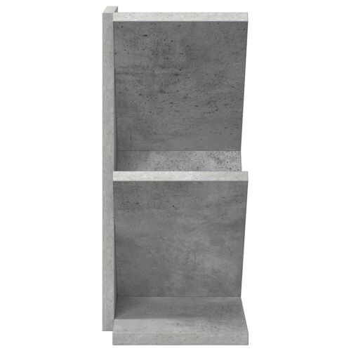 Polica za knjige s 3 etaže 30 x 18 x 40 cm Konstruirano drvo - Betonska siva 30 x 18 x 40 cm Cijena