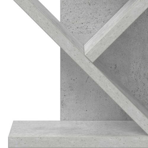 Polica za knjige s 3 etaže 30 x 18 x 40 cm Konstruirano drvo - Betonska siva 30 x 18 x 40 cm Cijena
