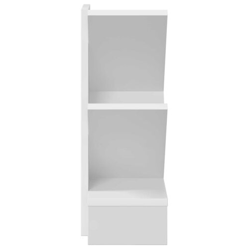 Polica za knjige s 3 etaže 30 x 18 x 48 cm Konstruirano drvo - Bijela 30 x 18 x 48 cm Cijena