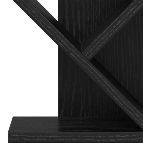 Polica za knjige s 3 etaže 30 x 18 x 48 cm Konstruirano drvo - Crni hrast 30 x 18 x 48 cm Cijena