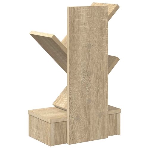 Polica za knjige s 3 etaže 30 x 18 x 48 cm Konstruirano drvo - Hrast sonoma 30 x 18 x 48 cm Cijena