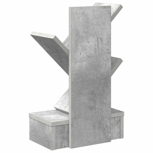 Polica za knjige s 3 etaže 30 x 18 x 48 cm Konstruirano drvo - Betonska siva 30 x 18 x 48 cm Cijena