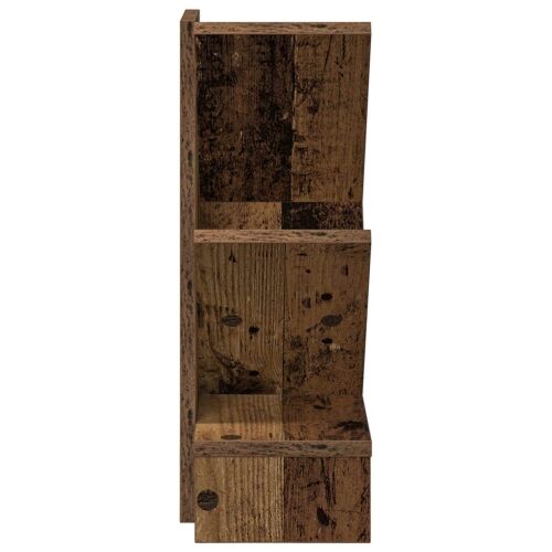Polica za knjige s 3 etaže 30 x 18 x 48 cm Konstruirano drvo - Staro drvo 30 x 18 x 48 cm Cijena