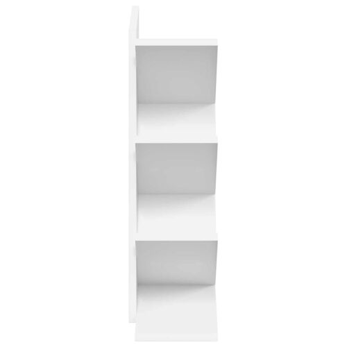 Drvena polica za knjige 4 etaže 30 x 18 x 60 cm Bijela - Bijela 30 x 18 x 60 cm Cijena