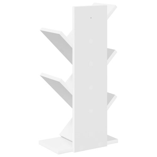 Drvena polica za knjige 4 etaže 30 x 18 x 60 cm Bijela - Bijela 30 x 18 x 60 cm Cijena