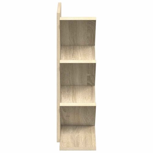 Drvena polica za knjige 4-tierska 30 x 18 x 60 cm Hrast sonoma - Hrast sonoma 30 x 18 x 60 cm Cijena