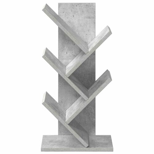 Polica za knjige drvo 4-razine 30 x 18 x 60 cm Betonska siva - Betonska siva 30 x 18 x 60 cm Cijena