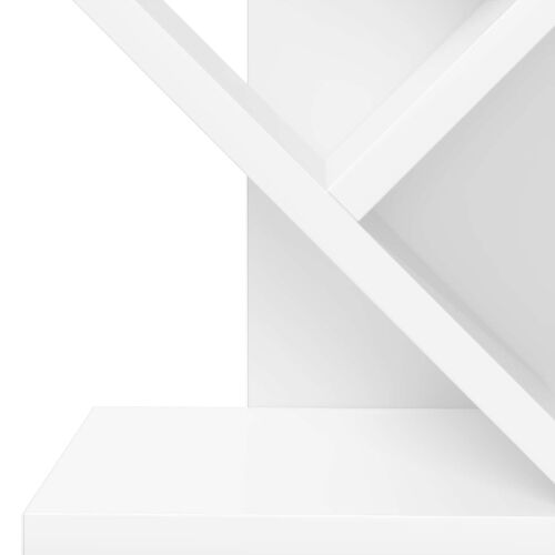 Polica za knjige u obliku stabla 6-nivoa 30 x 18 x 100 cm - Bijela 30 x 18 x 100 cm Cijena
