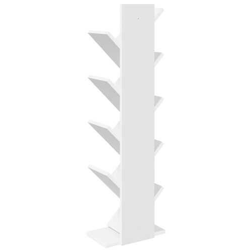 Polica za knjige u obliku stabla 6-nivoa 30 x 18 x 100 cm - Bijela 30 x 18 x 100 cm Cijena