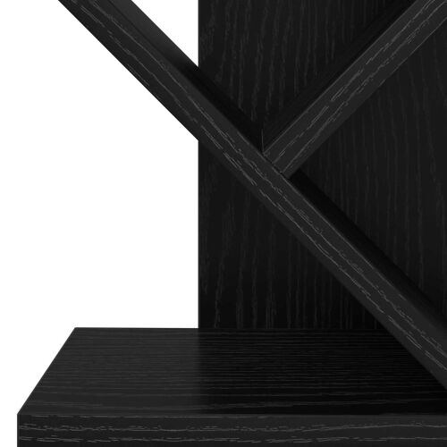 Polica za knjige u obliku drveta 6-etažna 30 x 18 x 100 cm - Crni hrast 30 x 18 x 100 cm Cijena