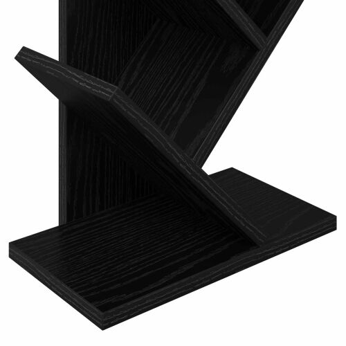 Polica za knjige u obliku drveta 6-etažna 30 x 18 x 100 cm - Crni hrast 30 x 18 x 100 cm Cijena