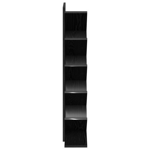 Polica za knjige u obliku drveta 6-etažna 30 x 18 x 100 cm - Crni hrast 30 x 18 x 100 cm Cijena