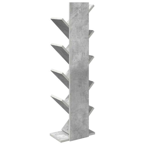 Polica za knjige u obliku drveta 6-nivoa 30 x 18 x 100 cm - Betonska siva 30 x 18 x 100 cm Cijena