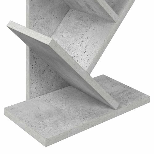 Polica za knjige u obliku drveta 6-nivoa 30 x 18 x 100 cm - Betonska siva 30 x 18 x 100 cm Cijena
