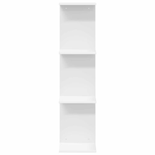 Zidna polica Bijela 25 x 15 x 100 cm Konstruirano drvo - Bijela 1 25 x 15 x 100 cm (4 etaže) Cijena