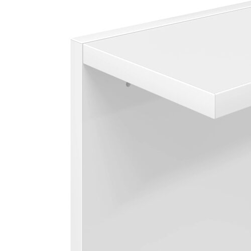 Zidna polica 2 kom. Bijela 25 x 15 x 100 cm Konstruirano drvo - Bijela 2 25 x 15 x 100 cm (4 etaže) Cijena