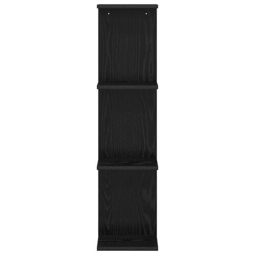 Zidna polica Crni hrast 25 x 15 x 100 cm Konstruirano drvo - Crni hrast 1 25 x 15 x 100 cm (4 etaže) Cijena