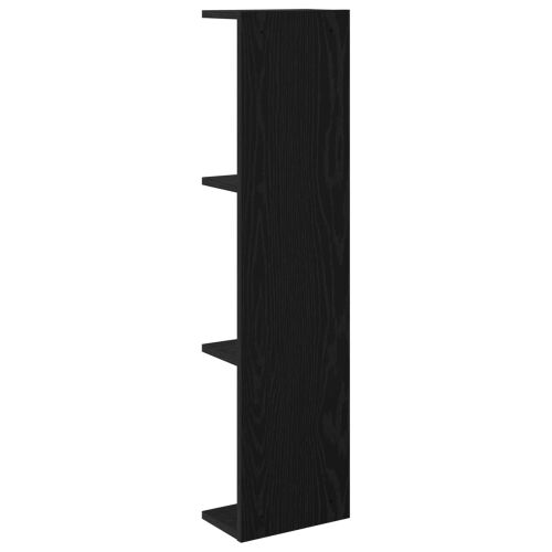 Zidna polica 2 kom. Crni hrast 25 x 15 x 100 cm - Crni hrast 2 25 x 15 x 100 cm (4 etaže) Cijena