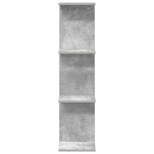 Zidna polica Betonska siva 25 x 15 x 100 cm Konstruirano drvo - Betonska siva 1 25 x 15 x 100 cm (4 etaže) Cijena