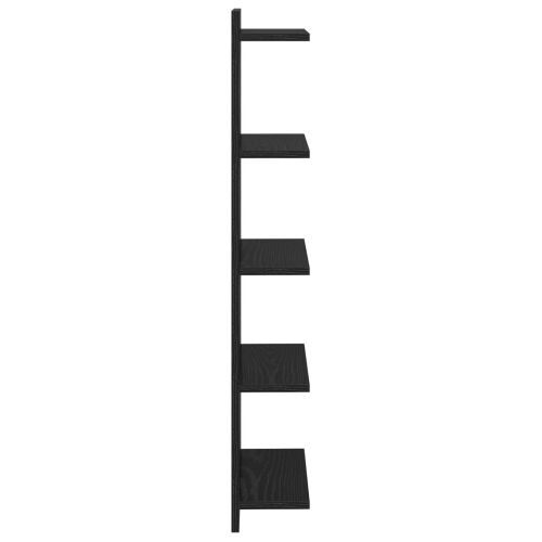 Zidna polica 2 kom. Crni hrast 30 x 15 x 100 cm - Crni hrast 2 30 x 15 x 100 cm (5 etaža) Cijena