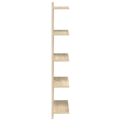 Zidna polica Hrast sonoma 30 x 15 x 100 cm Konstruirano drvo - Hrast sonoma 1 30 x 15 x 100 cm (5 etaža) Cijena