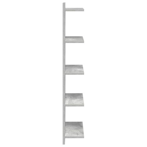 Zidna polica Betonska siva 30 x 15 x 100 cm Konstruirano drvo - Betonska siva 1 30 x 15 x 100 cm (5 etaža) Cijena