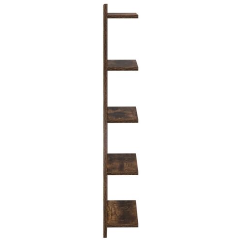 Zidna polica Dimljeni hrast 30 x 15 x 100 cm - Dimljeni hrast 1 30 x 15 x 100 cm (5 etaža) Cijena