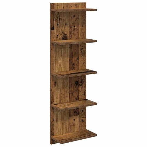 Zidna polica Staro drvo 30 x 15 x 100 cm Konstruirano drvo - Staro drvo 1 30 x 15 x 100 cm (5 etaža) Cijena