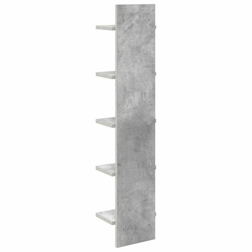 Zidna polica 2 kom. Betonska siva 22 x 15 x 100 cm - Betonska siva 2 22 x 15 x 100 cm (5 etaža) Cijena