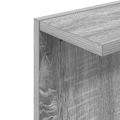 Zidna polica 2 kom. Siva Sonoma 22 x 15 x 100 cm - Siva Sonoma 2 22 x 15 x 100 cm (5 etaža) Cijena