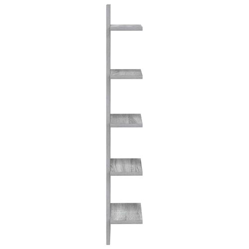 Zidna polica 2 kom. Siva Sonoma 22 x 15 x 100 cm - Siva Sonoma 2 22 x 15 x 100 cm (5 etaža) Cijena