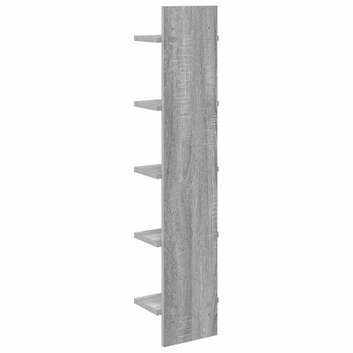 Zidna polica 2 kom. Siva Sonoma 22 x 15 x 100 cm - Siva Sonoma 2 22 x 15 x 100 cm (5 etaža) Cijena