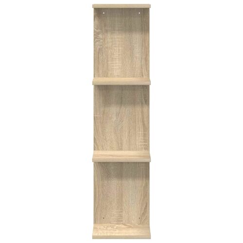 Zidna polica 2 kom. Hrast sonoma 22 x 15 x 100 cm - Hrast sonoma 2 22 x 15 x 100 cm (4 etaže) Cijena