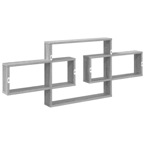 Zidna polica Siva Sonoma 130 x 10 x 50 cm Konstruirano drvo - Siva Sonoma Cijena