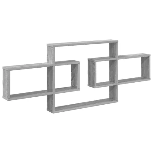 Zidna polica Siva Sonoma 130 x 10 x 50 cm Konstruirano drvo - Siva Sonoma Cijena