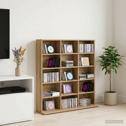 CD ormar Hrast artisan 96 x 23,5 x 97,5 cm Konstruirano drvo - Hrast artisan 1 96 x 23,5 x 97,5 cm Cijena