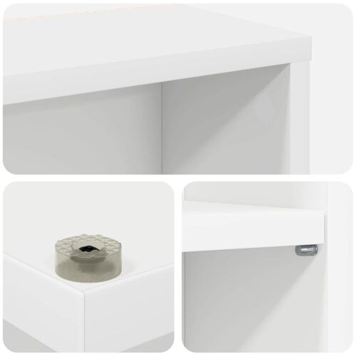 CD ormar Bijela 60 x 17 x 92 cm Konstruirano drvo - Bijela 1 60 x 17 x 92 cm Cijena