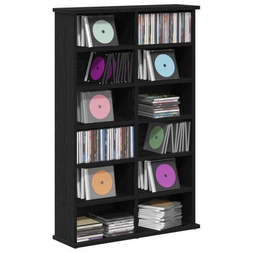 CD ormar Crni hrast 60 x 17 x 92 cm Konstruirano drvo - Crni hrast 1 60 x 17 x 92 cm Cijena