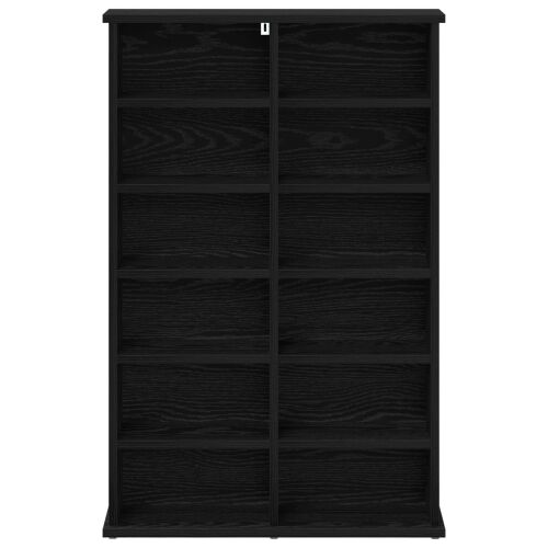 CD ormar Crni hrast 60 x 17 x 92 cm Konstruirano drvo - Crni hrast 1 60 x 17 x 92 cm Cijena