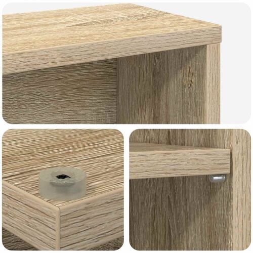 CD ormar Hrast sonoma 60 x 17 x 92 cm Konstruirano drvo - Hrast sonoma 1 60 x 17 x 92 cm Cijena