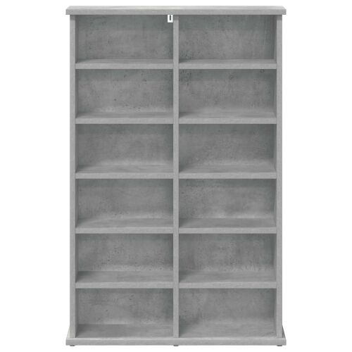 CD ormar Betonska siva 60 x 17 x 92 cm Konstruirano drvo - Betonska siva 1 60 x 17 x 92 cm Cijena