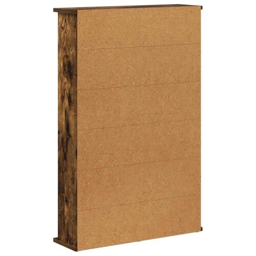 CD ormar Dimljeni hrast 60 x 17 x 92 cm Konstruirano drvo - Dimljeni hrast 1 60 x 17 x 92 cm Cijena