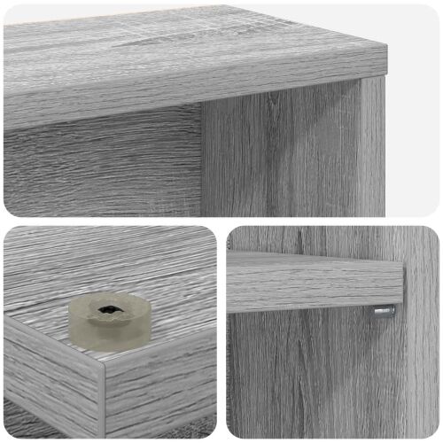 CD ormar Siva Sonoma 60 x 17 x 92 cm Konstruirano drvo - Siva Sonoma 1 60 x 17 x 92 cm Cijena