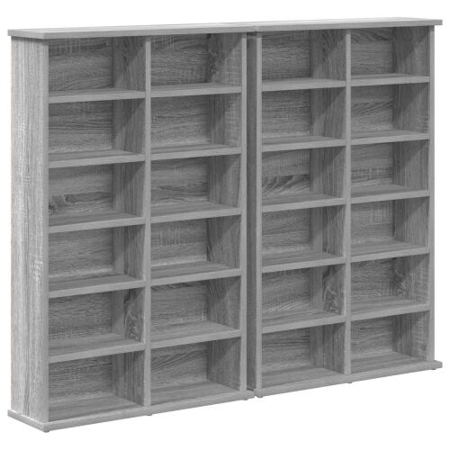 CD ormar 2 kom. Siva Sonoma 60 x 17 x 92 cm Konstruirano drvo - Siva Sonoma 2 60 x 17 x 92 cm Cijena