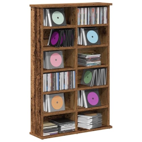 CD ormar Drvo hrasta 60 x 17 x 92 cm Konstruirano drvo - Staro drvo 1 60 x 17 x 92 cm Cijena