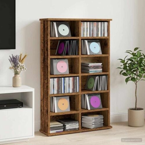 CD ormar Drvo hrasta 60 x 17 x 92 cm Konstruirano drvo - Staro drvo 1 60 x 17 x 92 cm Cijena