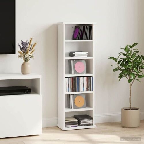 CD ormar Bijela 60 x 17 x 92 cm Konstruirano drvo - Bijela 1 60 x 17 x 92 cm Cijena
