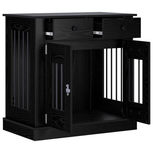 Namještaj za kućni kavez Crni hrast 80 x 47,5 x 80 cm - Crni hrast Cijena