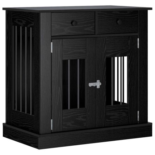 Namještaj za kućni kavez Crni hrast 80 x 47,5 x 80 cm - Crni hrast Cijena