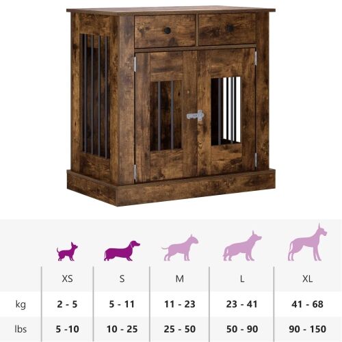 Namještaj za kućni kavez Dimljeni hrast 80 x 47,5 x 80 cm - Dimljeni hrast Cijena